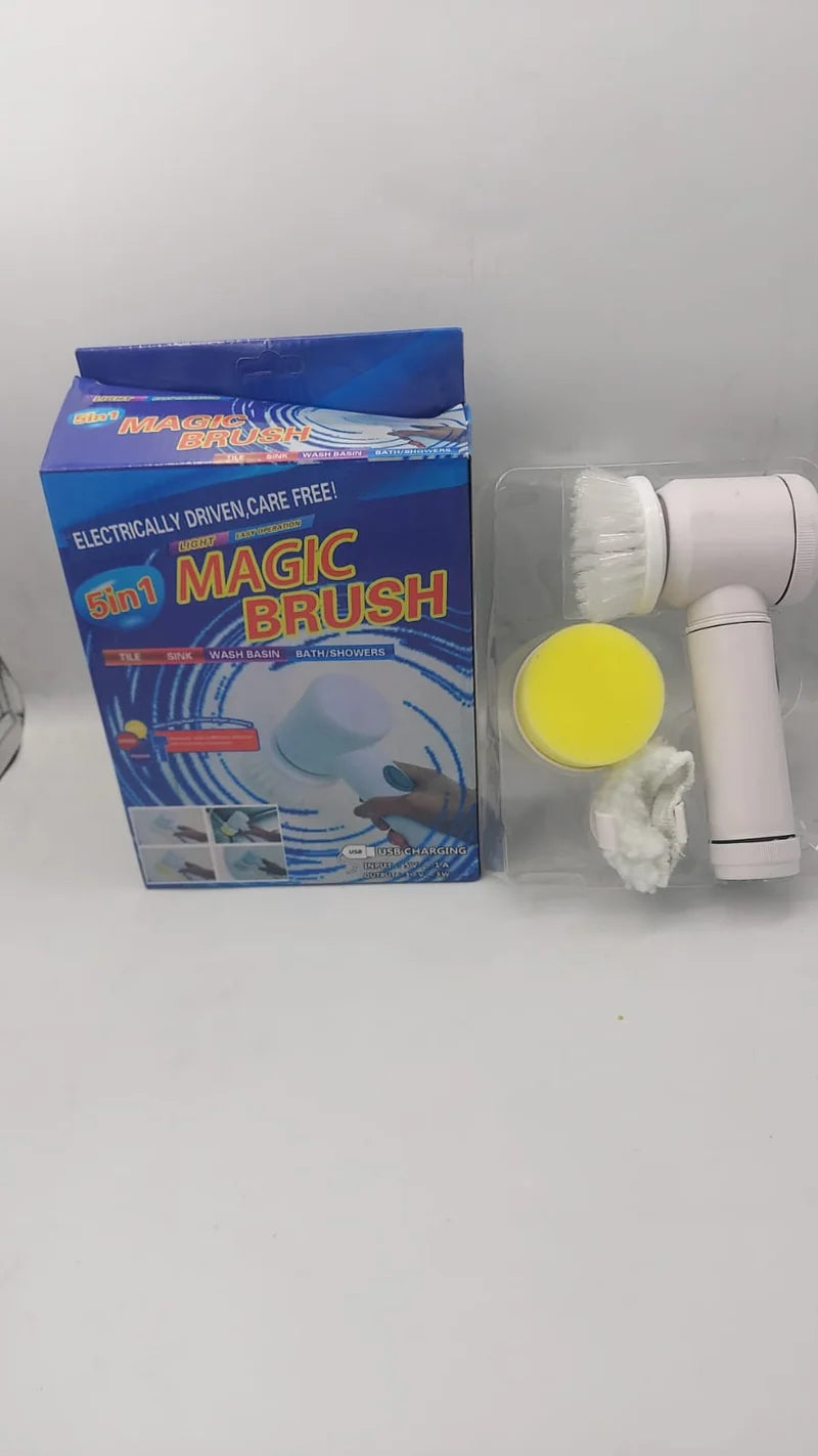 5-in-1 Electric Cleaning Brush – Cordless Spin Scrubber