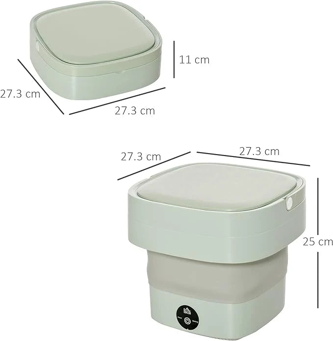 Portable Mini Washing Machine – Foldable & Compact