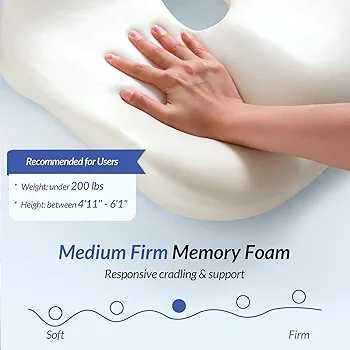 Ergonomic Seat Cushion – Memory Foam Comfort & Support